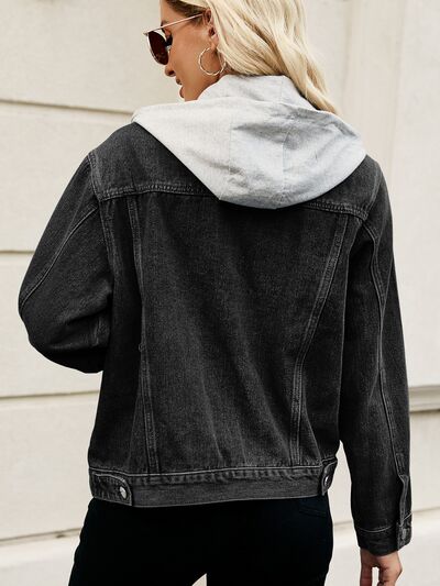 Hooded Denim Jacket