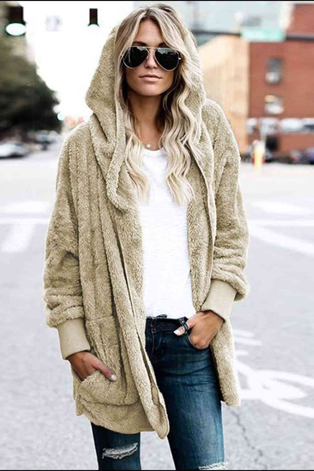 Teddy Hooded Jacket