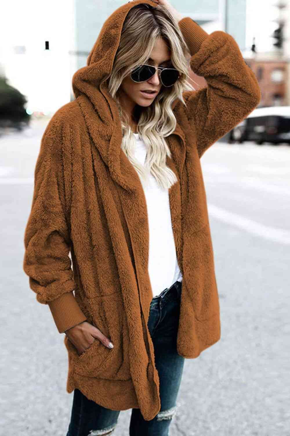 Teddy Hooded Jacket