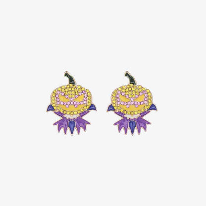 Demon Pumpkin Earrings