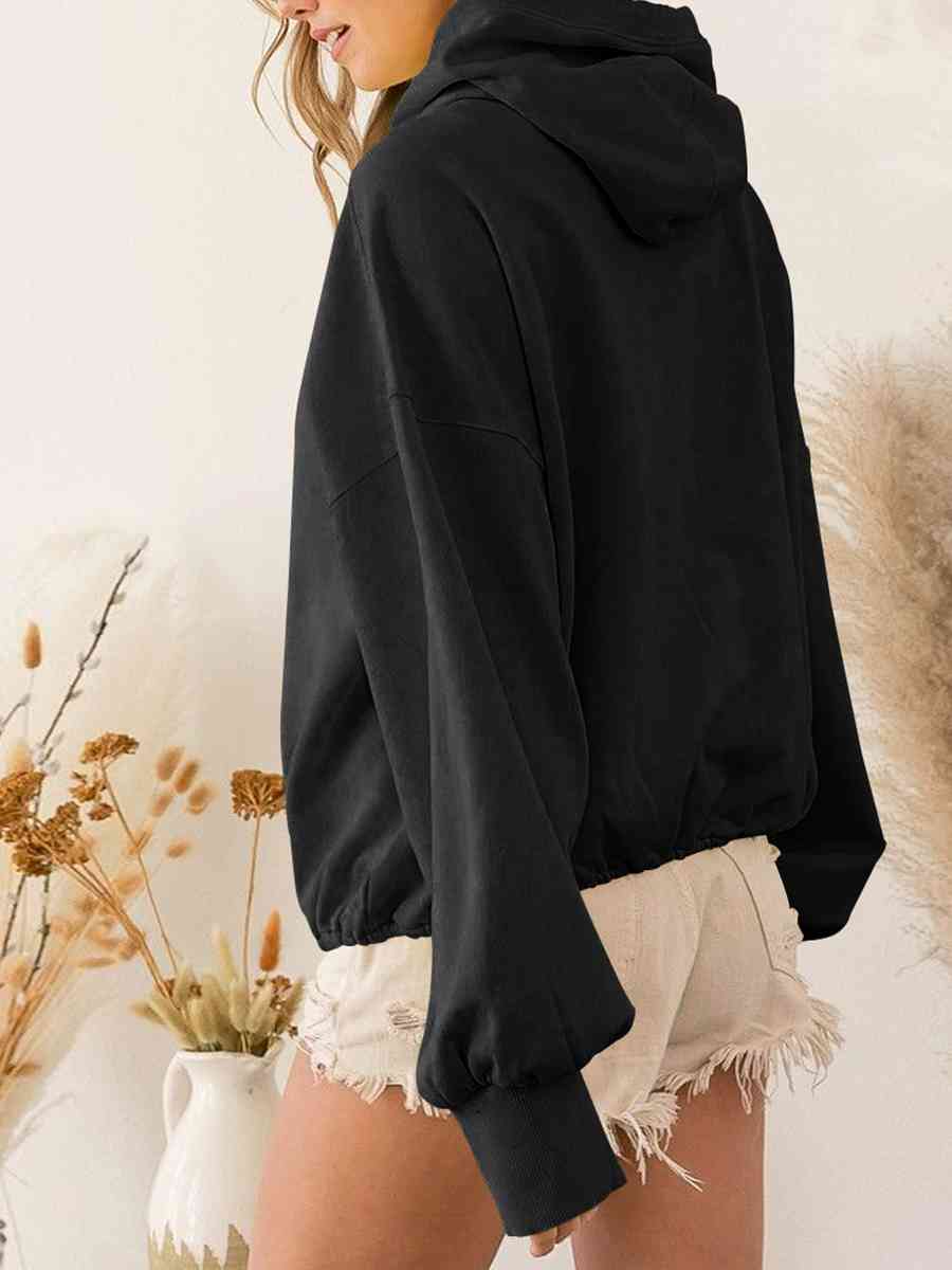 Dropped Shoulder Hoodie