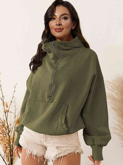 Dropped Shoulder Hoodie