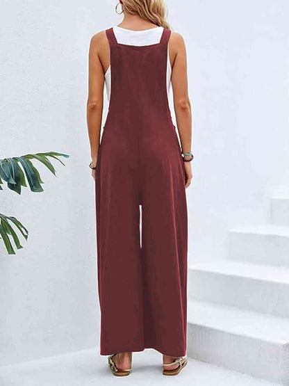 Wide Leg Overalls