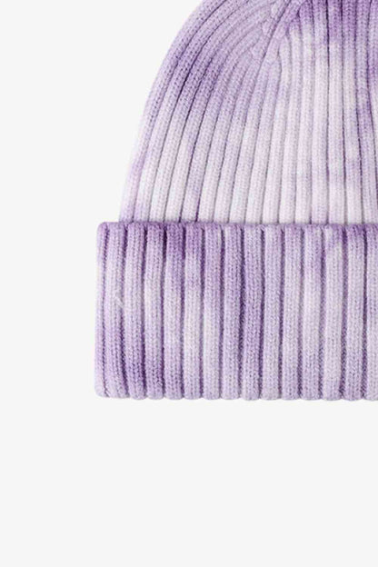 Tie-Dye Ribbed Beanie