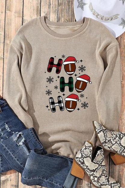 HO HO HO Football Sweatshirt