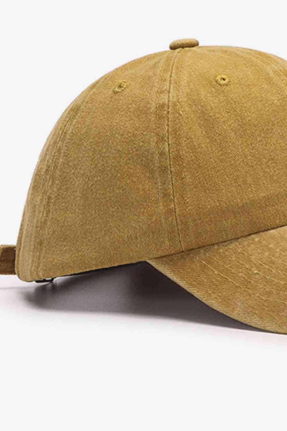 Washed Baseball Cap
