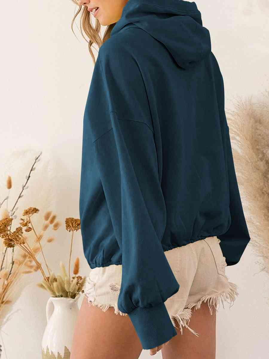 Dropped Shoulder Hoodie