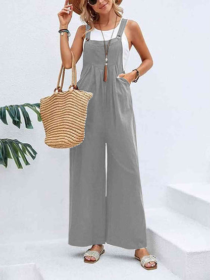 Wide Leg Overalls
