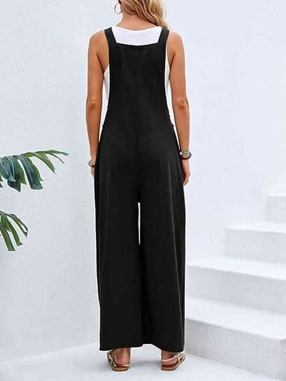 Wide Leg Overalls