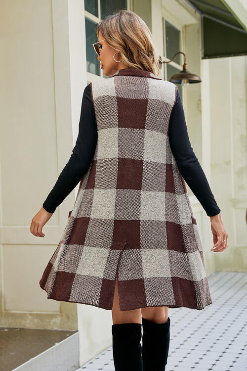 Plaid Cardigan