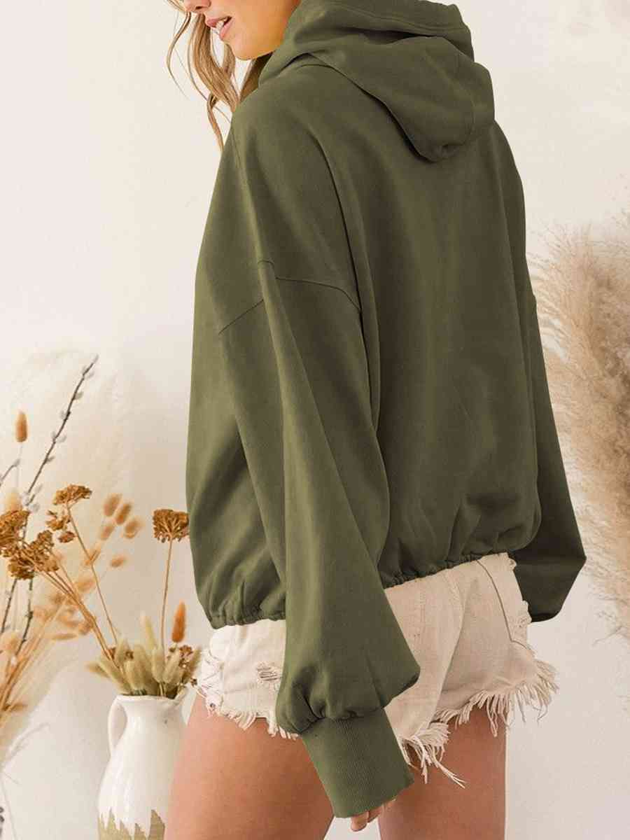 Dropped Shoulder Hoodie