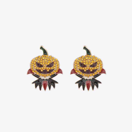 Demon Pumpkin Earrings