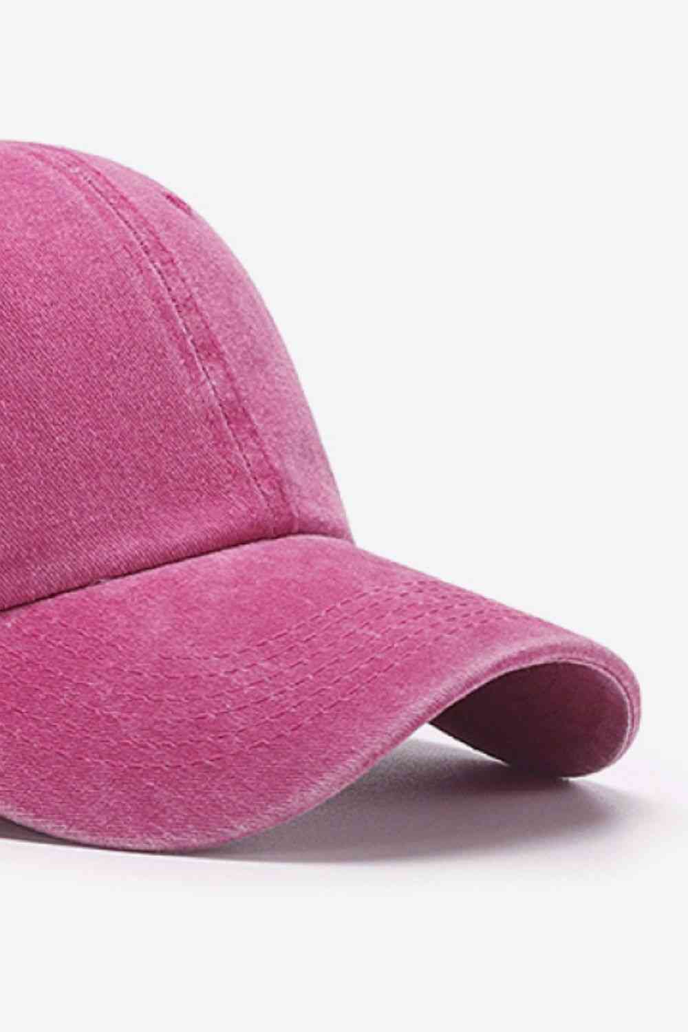 Washed Baseball Cap