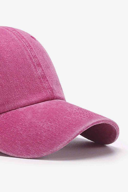 Washed Baseball Cap