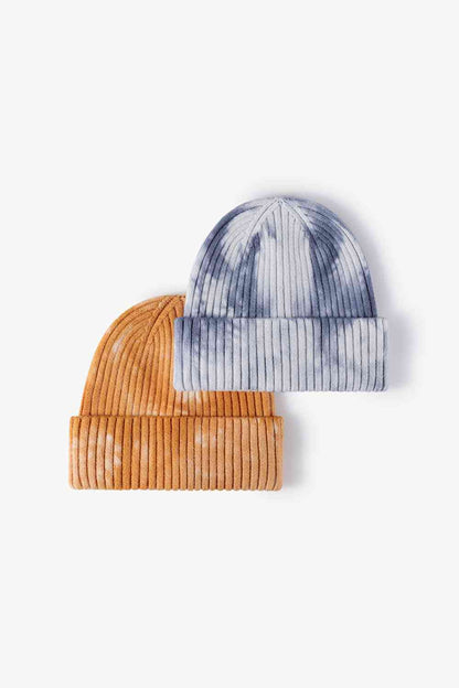 Tie-Dye Ribbed Beanie