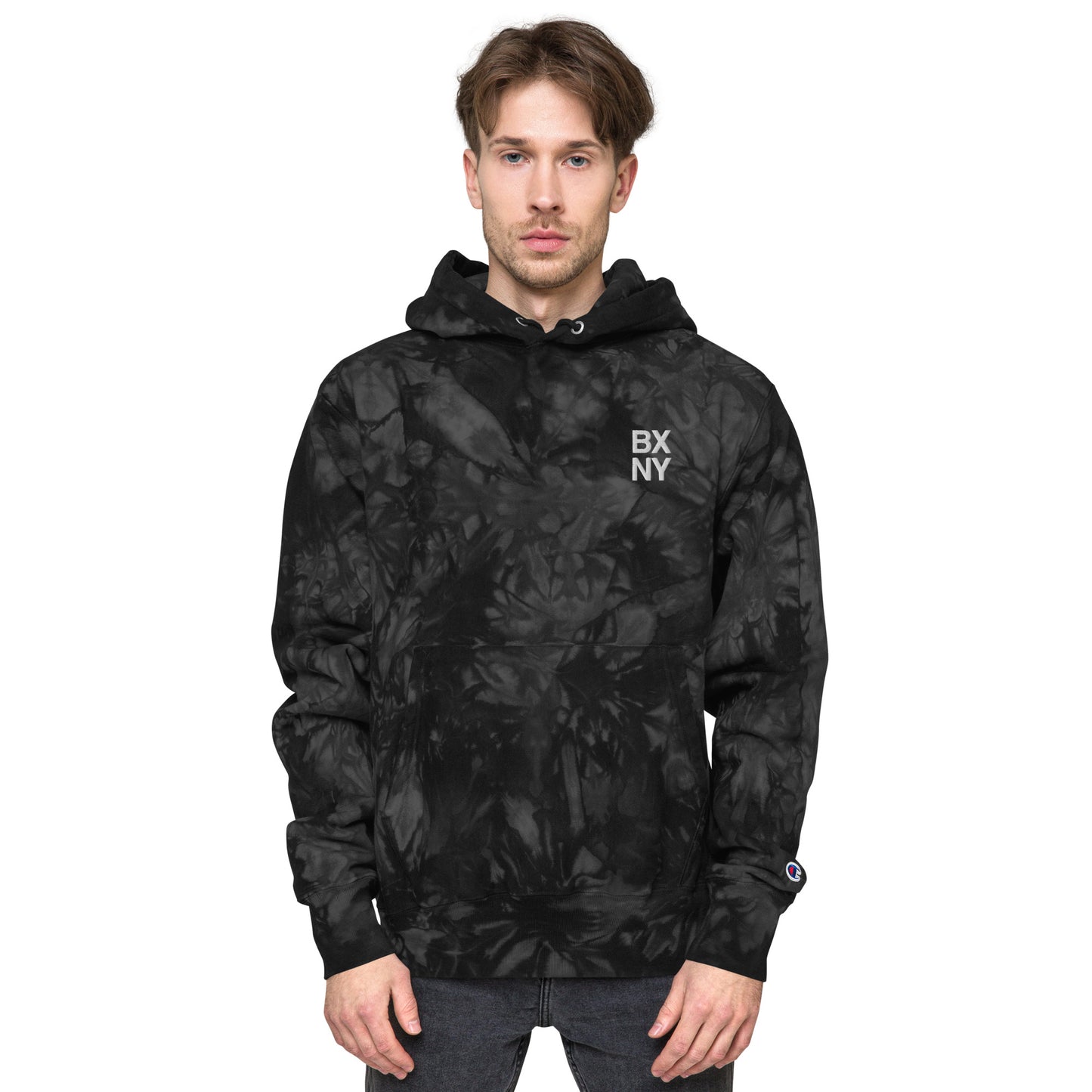 BX NY Champion Tie-Dye Hoodie